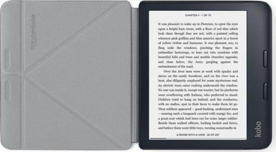 Mbulesë Rakuten Kobo SleepCover Libra 2, 7", PU leather, e zezë