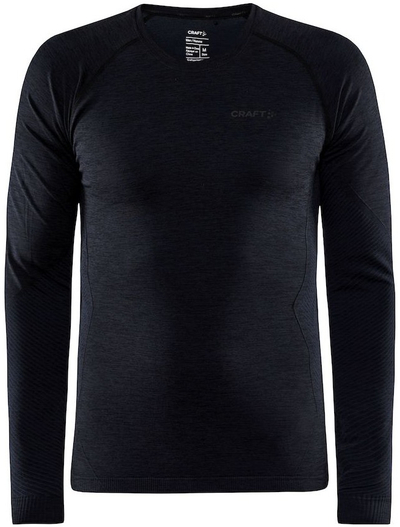 Bluzë termo Craft Core Dry Active Comfort, kompresion, me mëngë të gjata, e zezë