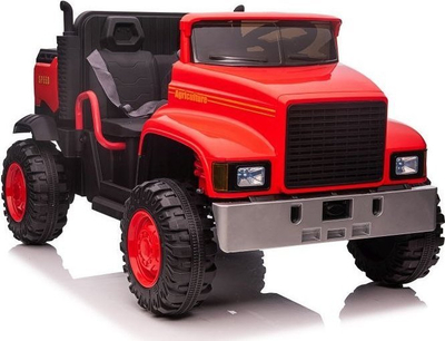 Makina elektrike fëmijësh LeanToys Truck JC222, 12V, 4x4, e kuqe