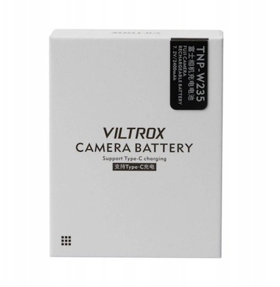Bateri për kamera Viltrox Weeylite NP-W235, 2400mAh, me portë USB-C, e bardhë