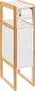 Mbajtëse letre higjienike Five, bambu dhe MDF, 80 cm, e bardhë
