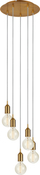 Llampë varëse Markslöjd BRONX Pendant 5L Round, metal, bronz