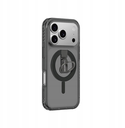 Mbulesë telefoni Amazingthing Titan Pro Grip Ring Set për iPhone 17 Pro Max, kompatibile me MagSafe, e zezë