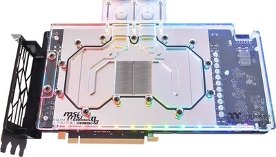 Ujëftohës Thermaltake Pacific V RTX 4080 Plus, water block për GPU, 5 V, transparent