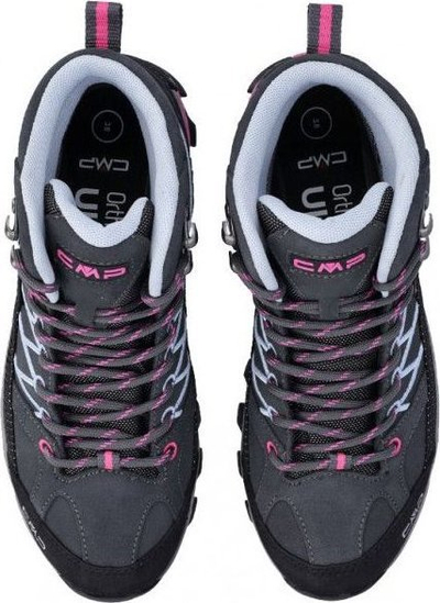 Çizme trekking CMP Rigel Mid W 3Q12946-66UM, waterproof, Clima Protect, gri