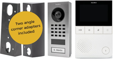 Domofon me video DoorBird D11 Home Set, IP, montim sipërfaqësor, çelik inox