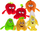 Lodër pelushi me fruta Plush Toy Fruits, 23 cm, shumëngjyrëshe
