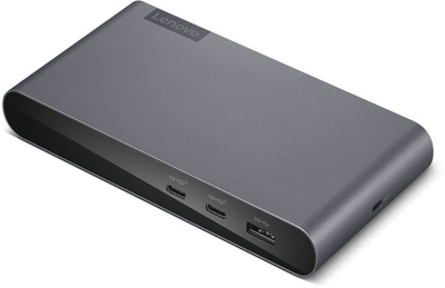 Dok universal Lenovo USB C Universal Business Dock, 2x USB 3.2 Gen 2 Type C, 100W, gri
