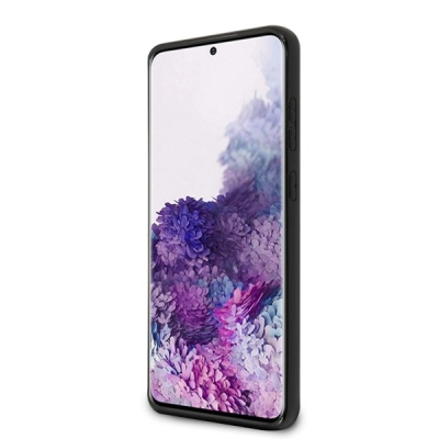 Kapak telefoni Ferrari Off Track për Samsung Galaxy S20 Plus, karbon, i zi