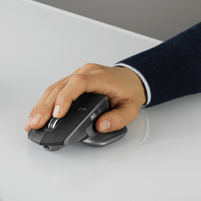Maus Logitech MX Master 2S, RF Wireless + Bluetooth, i hirtë
