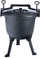 Тенџере од ливено железо Hunter’s Pot Hungarian Sagan, 8L, за оган за кампување, црно
