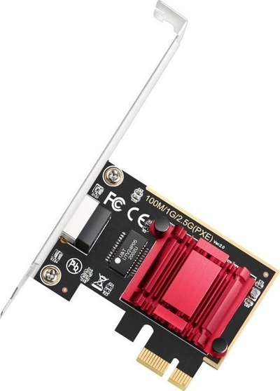 Kartë rrjeti Cudy PE25, PCI-E, 2.5Gb/s, me PoE