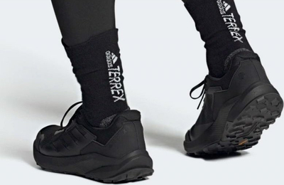 Atlete trail Adidas Terrex Trailrider M HR1160, terren malor, taban Continental Rubber, të zeza