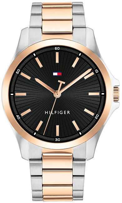 Orë dore për meshkuj Tommy Hilfiger Bruce 1792191, e argjendtë/artë
