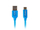 Kabllo Lanberg, USB A / USB C, 0.5 m, e kaltër