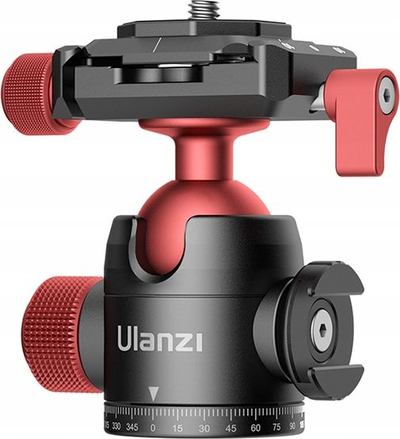 Kokë trekëmbëshi Ulanzi U-70 3D Ball Head, Arca Swiss, kapacitet 20kg, e zezë