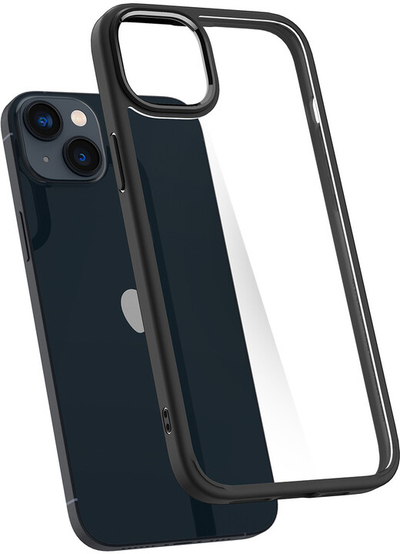 Mbrojtëse Spigen Ultra Hybrid për Apple iPhone 14, e zezë