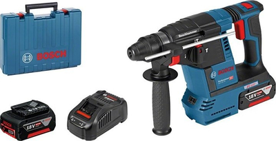 Çekiç-berbil me bateri Bosch GBH 18V-26 Professional, 18V 6Ah, 2.6J, blu me të zezë