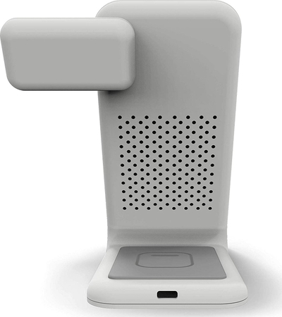 Karikues wireless 3 në 1 STM ChargeTree Swing, për iPhone, Apple Watch edhe AirPods, i bardhë