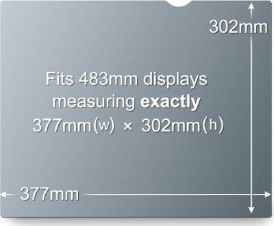 Filtër privatësie 3M PF, 19", për monitor