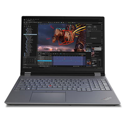 Laptop Lenovo ThinkPad P16 Gen 2, 16" OLED, i7 14700HX, 32GB RAM, 1TB SSD, RTX A3500, gri