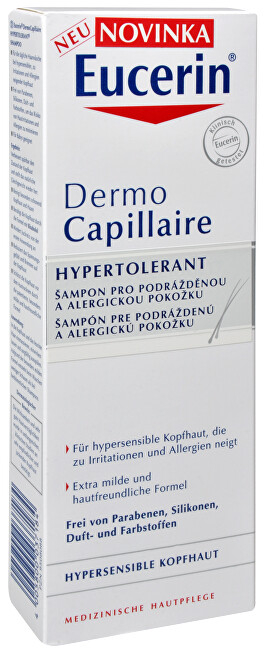 Eucerin Dermo Capillaire Hypertolerant Шампон, 250 ml