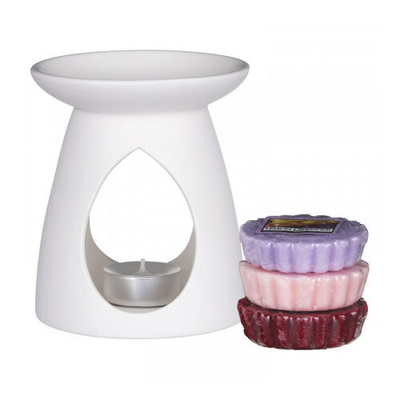 Set Yankee Candle Dyll për Llampë Aromatizuese 3 x 22 g + llampë Pastel Hue