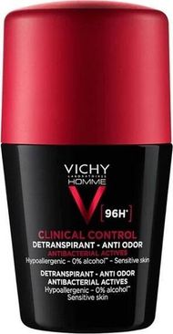 Deodorant roll on Vichy Men Clinical Control, 96 orë mbrojtje, 50ml