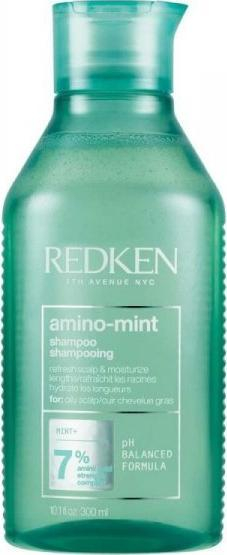 Shampo për flokë Redken Amino-Mint Scalp, 300ml, për skalp me yndyrë, transparente