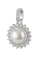 Pendant për varëse Brosway Fancy Infinite White FIW133, i argjendtë/ i bardhë