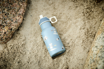 Shishe për pije Juno Surfer, çelik inox 350 ml, gojë silikoni, shumëngjyrëshe
