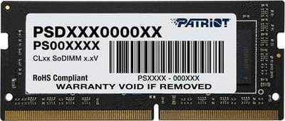 Memorie laptopi Patriot Signature, SODIMM, DDR4, 4GB, 2666MHz, CL19