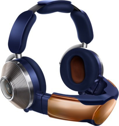 Kufje Dyson Zone Absolute+, anulim aktiv i zhurmës, filtrimi i ajrit, blu Prussian bakër