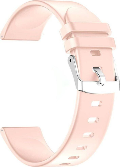 Rrip smartwatch KEMER, 22 mm, silikon, rozë