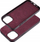 Mbrojtëse telefoni Mag Cover MagSafe për iPhone 15, me material tekstili, ngjyrë burgundy