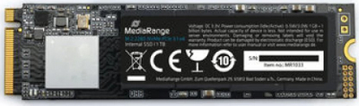 SSD i brendshëm MediaRange MR1033, 1TB, M.2 2280, NVMe PCIe Gen3 x4
