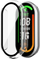 Kuti mbrojtëse Beline për Mi Band 9, TPU fleksibël, transparente