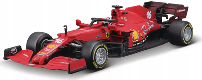 Maket makine Formula 1 Bburago Ferrari SF21, shkalla 1:43, diecast, i kuq