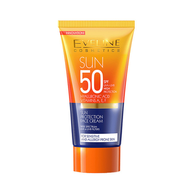 Krem Eveline me acid hylaronik dhe vitamina A,E,F me spf 50, 50ml