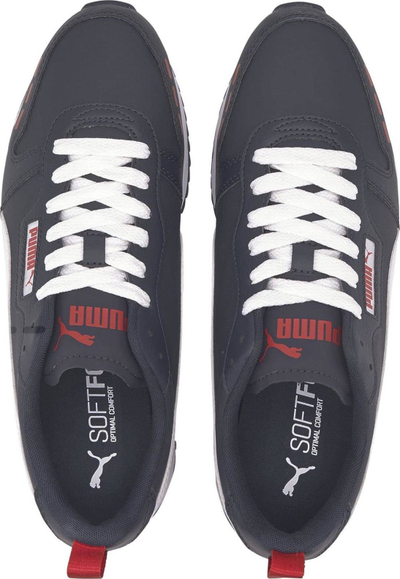 Atlete Puma R78 Trainers, sintetike, me lidhëse, gri të errët me të bardha
