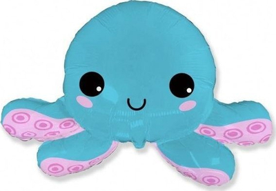 Balonë folie GoDan Happy Octopus, 61cm, shumëngjyrëshe
