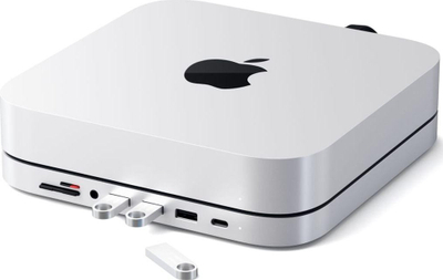 Satechi Type-C Aluminum Stand & Hub за Mac Mini