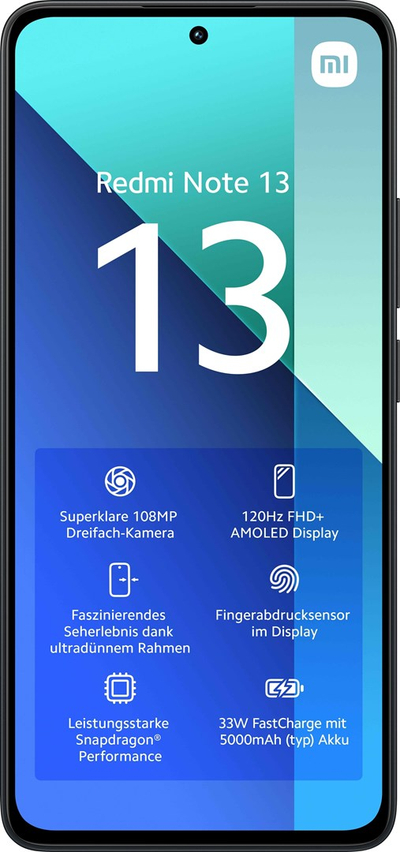 Celular Xiaomi Redmi Note 13 256GB, 6.67", 8GB RAM, 4G, i zi
