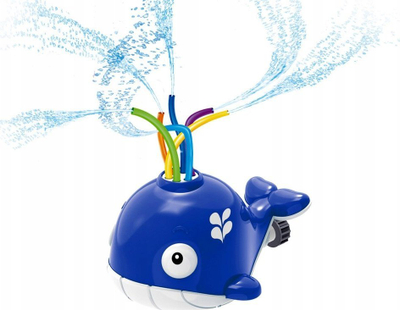 Sprinkler lodër Happy Whale ZA4281, për oborr, ngjyrë blu