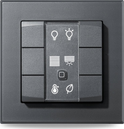 Çelës muri i zgjuar Homematic IP HmIP-WRC6-a, wireless, me 6 butona, i bardhë