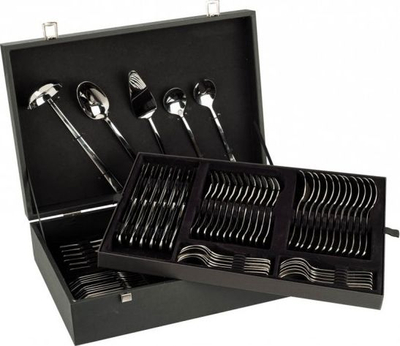 Set lugë, pirunë edhe thika Arcos Capri, 113 copë, çelik inox, argjendt