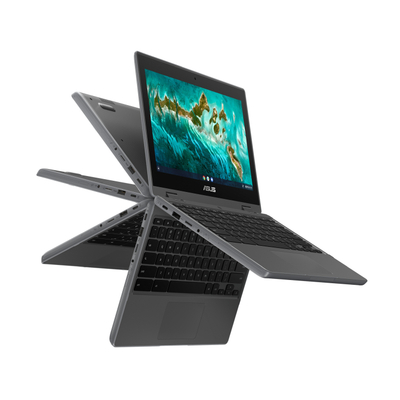Laptop ASUS Chromebook CR11 Flip CR1100FKA N4500, 11,6\", 1366x768, 4GB, 64GB, UHD, gri