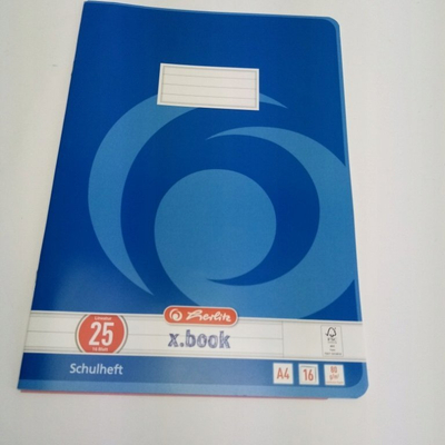 Fletore shkollore Herlitz x.book, A4, 16 fletë, blu