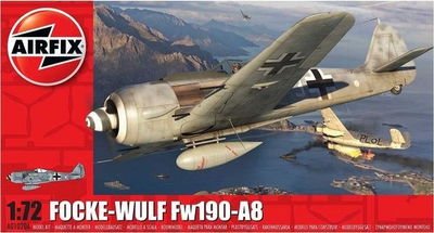 Avion luftarak lodër për fëmijë Airfix 01020A Focke-Wulf Fw190A-8