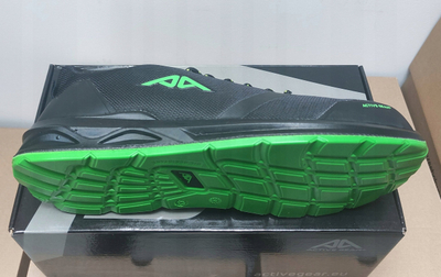 Këpucë pune Active Gear A-RUN Low, S3, numri 42, e zeza me jeshile